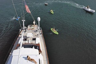 Caldera -  Aerial View of Deck and Toys